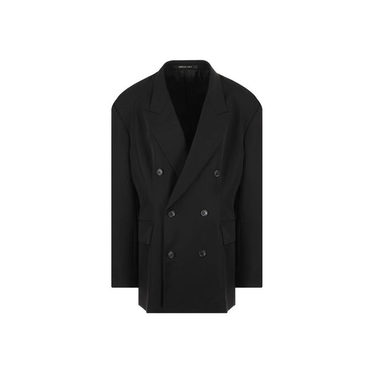 Wool Double-breasted Jacket