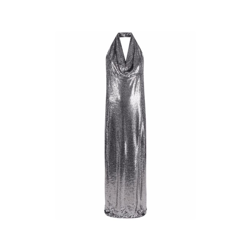 Sequin-Embellished Long Dress