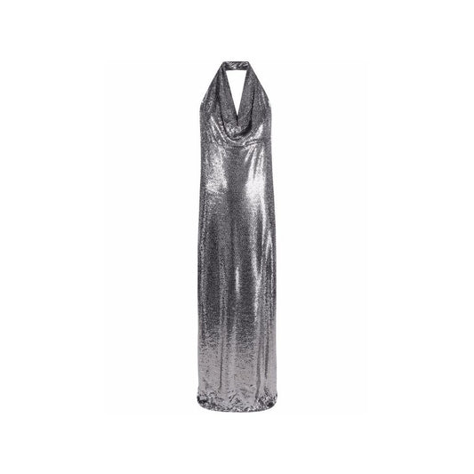Sequin-Embellished Long Dress