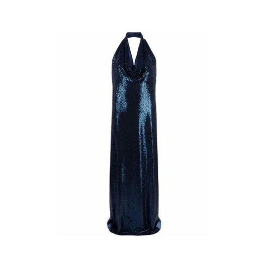 Sequin-Embellished Long Dress