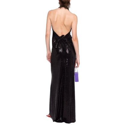 Sequin-Embellished Long Dress