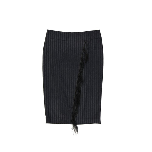 Wool Striped Skirt