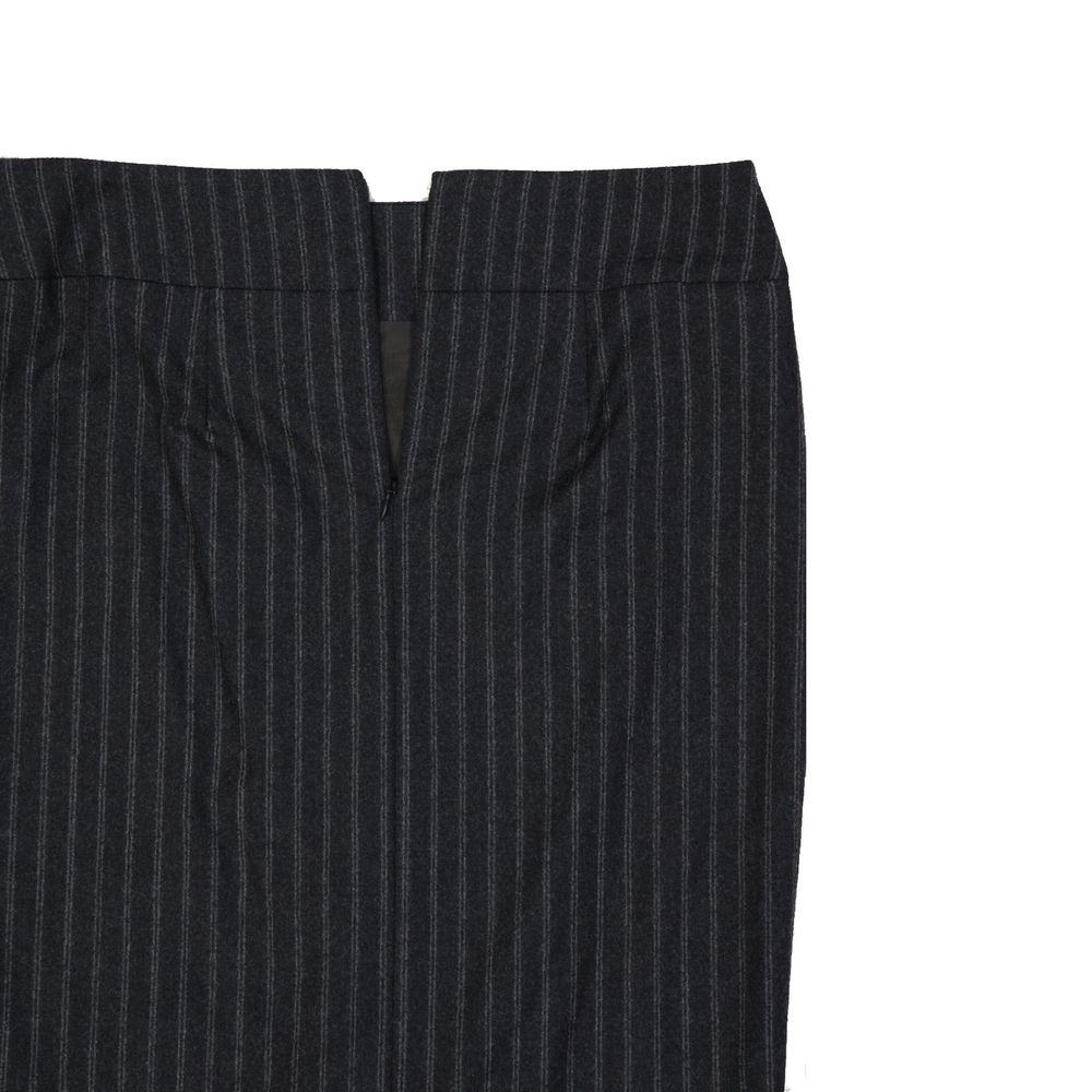 Wool Striped Skirt