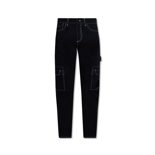 Denim Cargo Pants