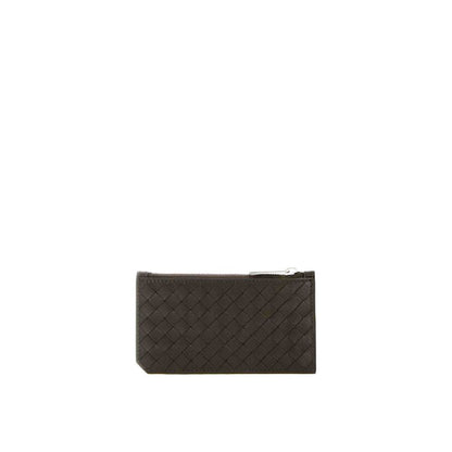 Intrecciato Leather Card Holder