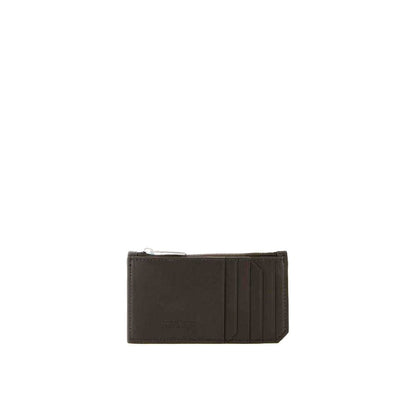 Intrecciato Leather Card Holder
