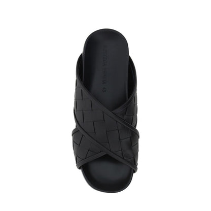Intrecciato Leather Sandals