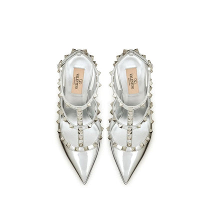 Rockstud Leather Pumps