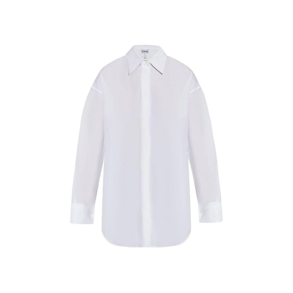 Draped Cotton Shirt