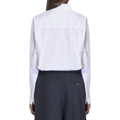 Draped Cotton Shirt