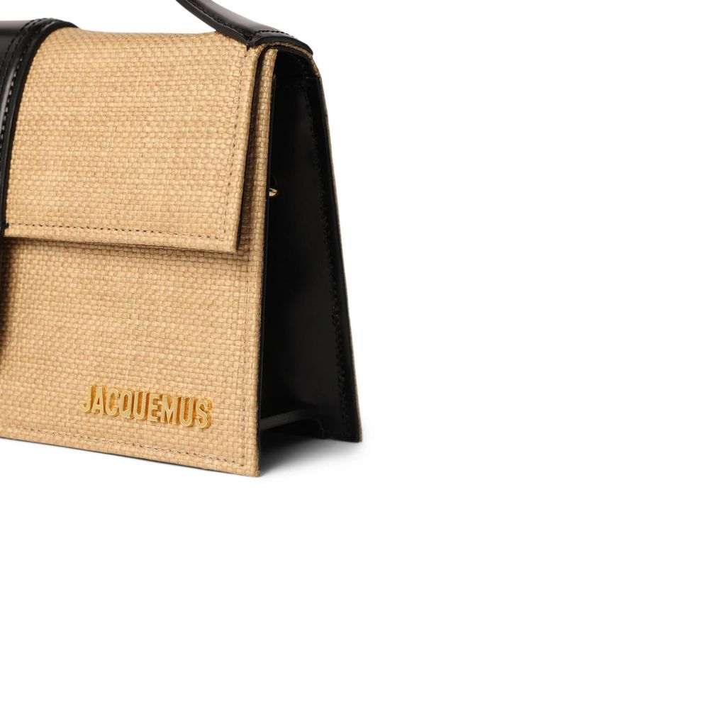 Le Grand Bambino Raffia Effect Shoulder Bag