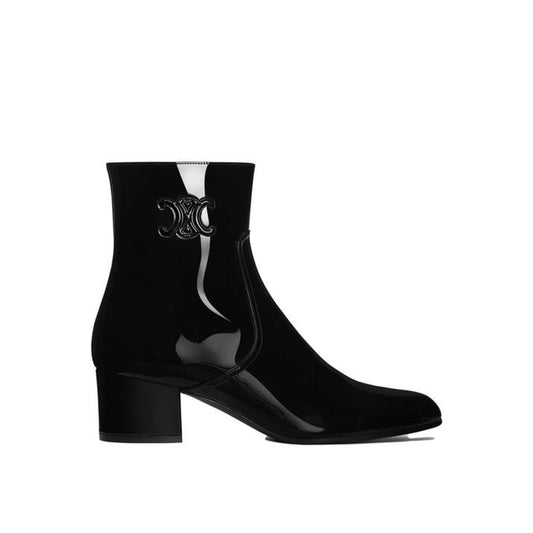 Triomphe Zipped Leather Boots