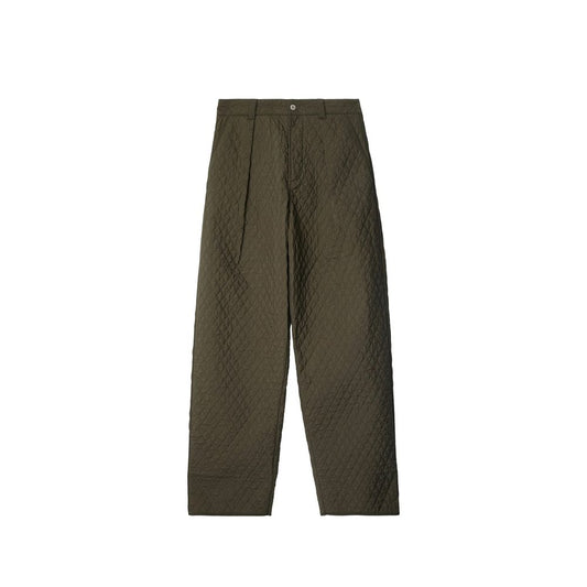 Quilted Pleated Pants