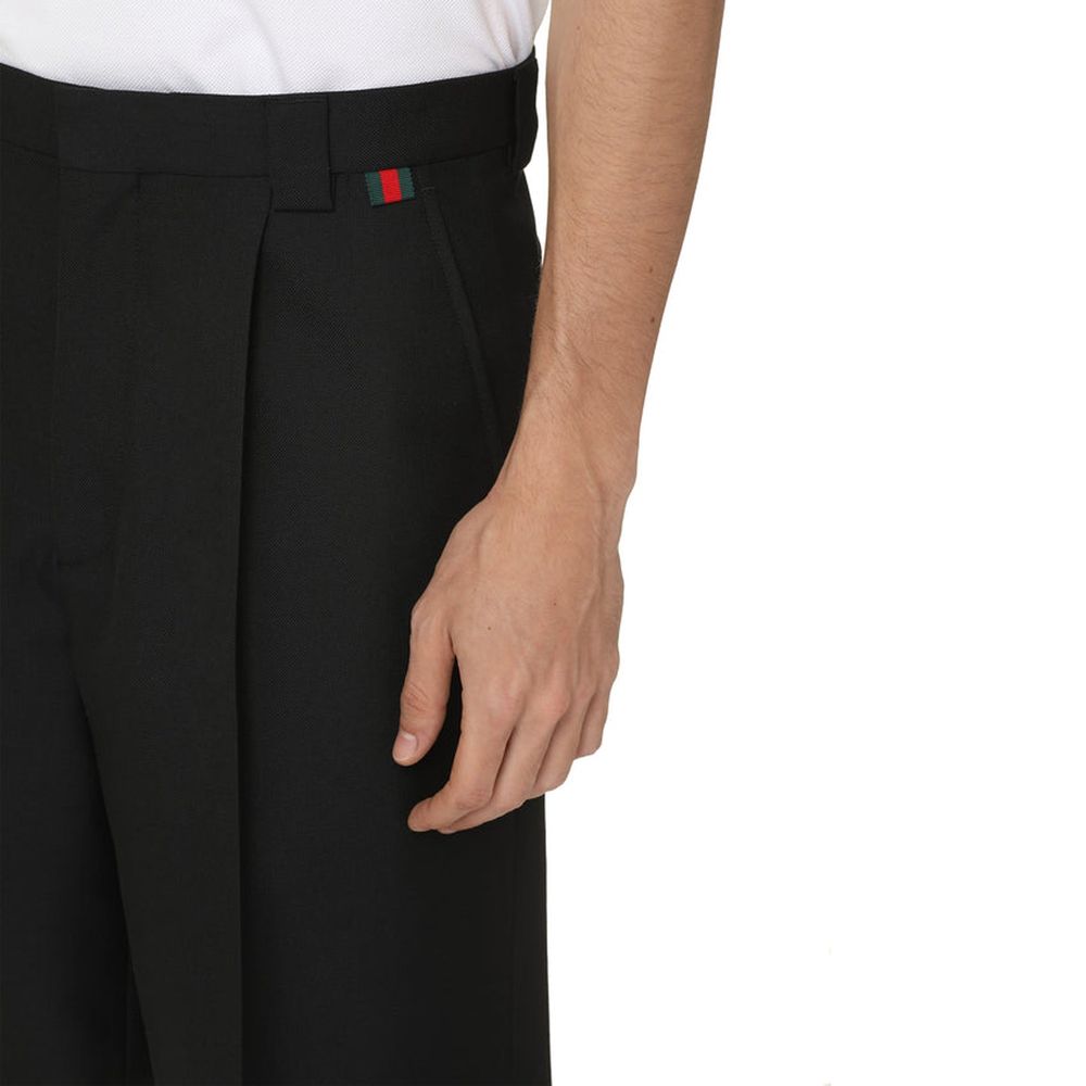 Gabardine Bermuda Shorts
