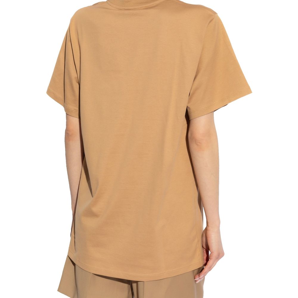 Mango logo-embroidered T-shirt