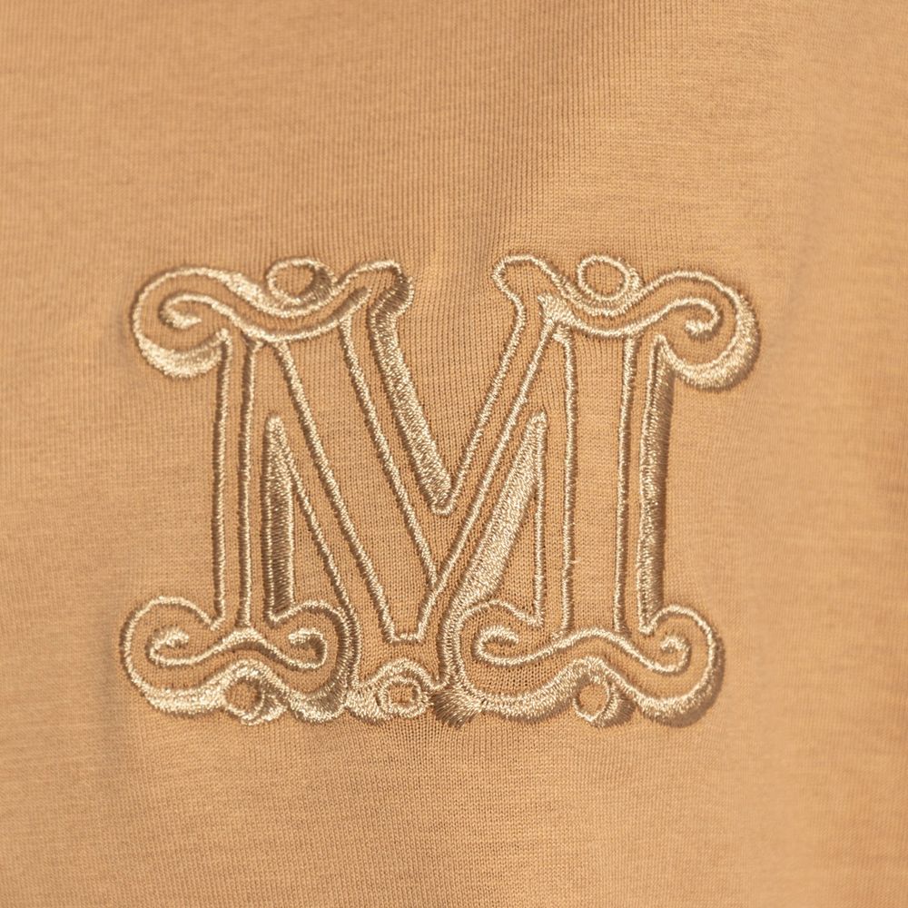 Mango logo-embroidered T-shirt