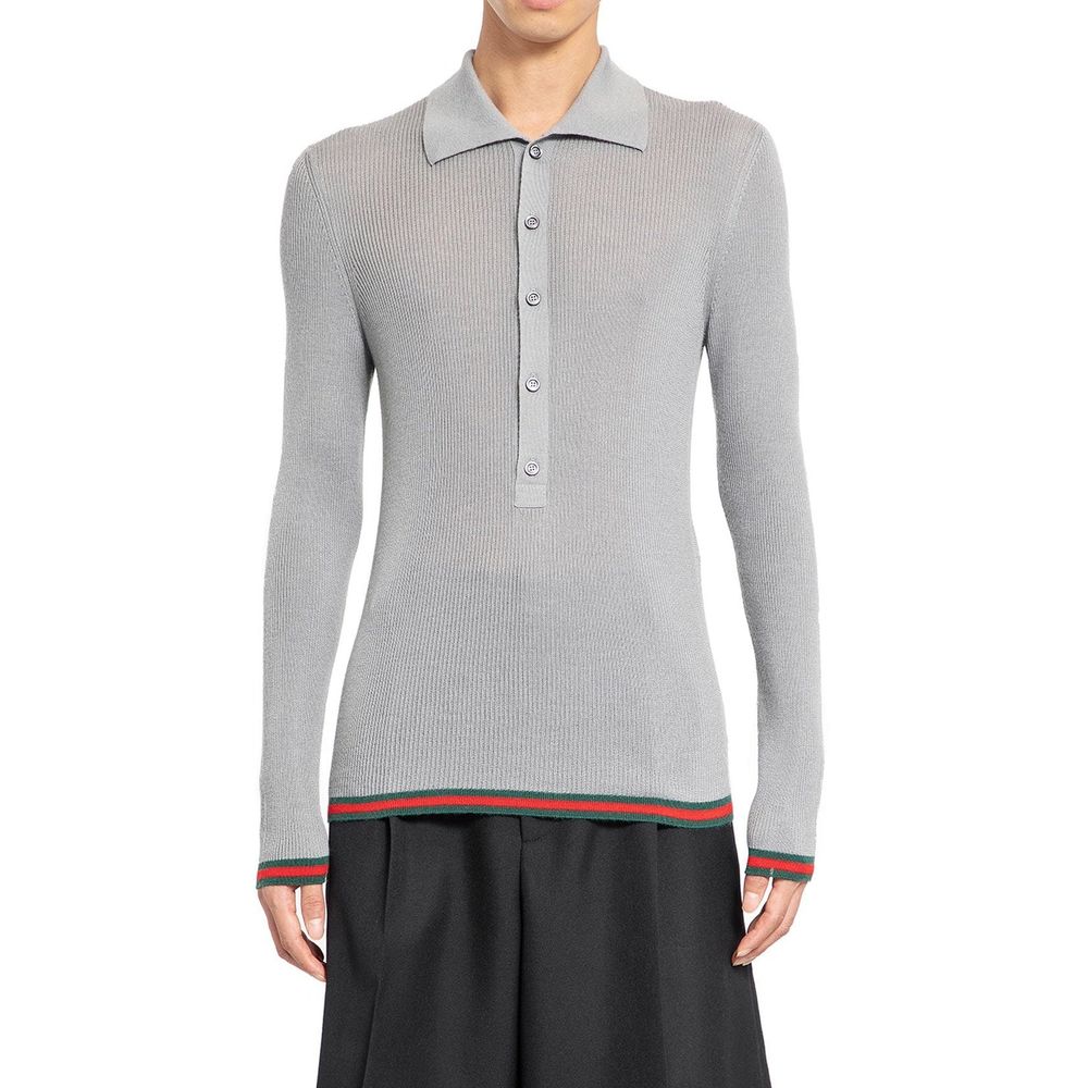 Ribbed-Knit Cashmere And Silk Sweater