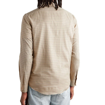 Logo-Embroidered Checked Cotton Shirt