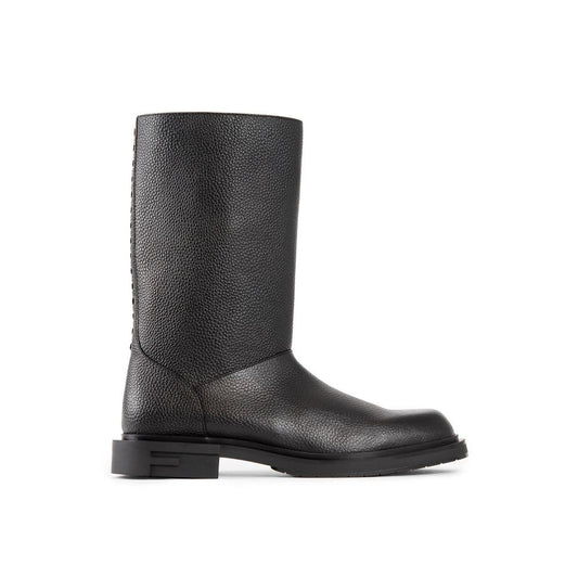 Leather Frame Boots