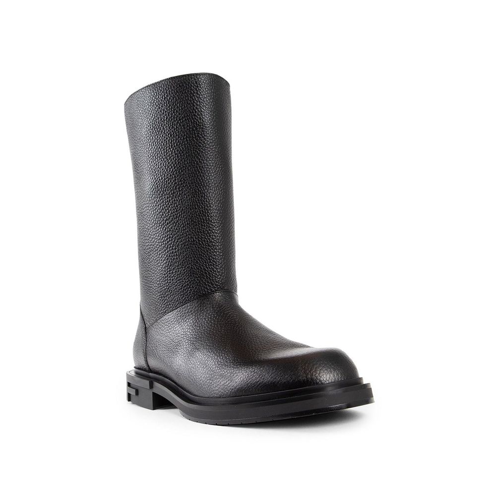 Leather Frame Boots