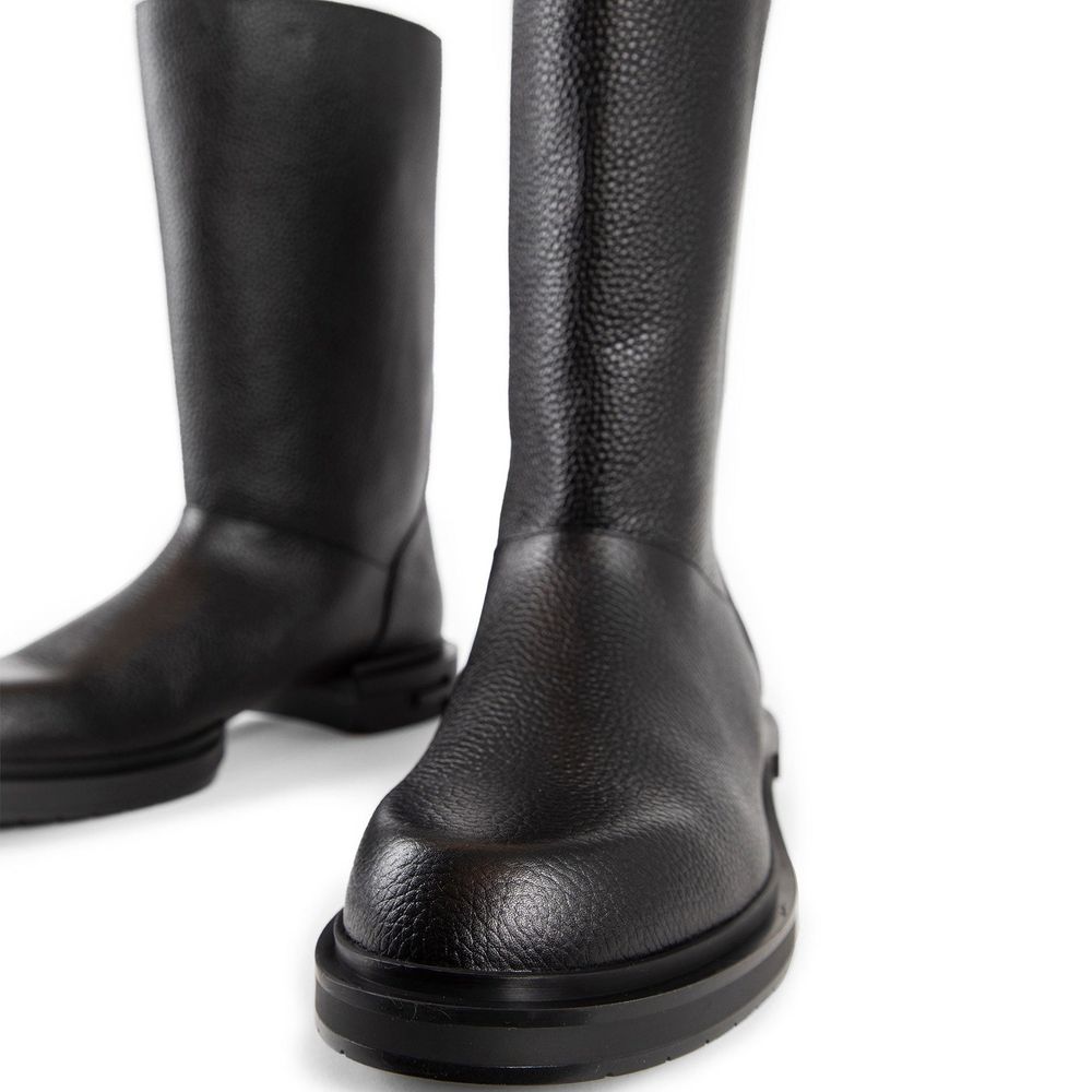 Leather Frame Boots