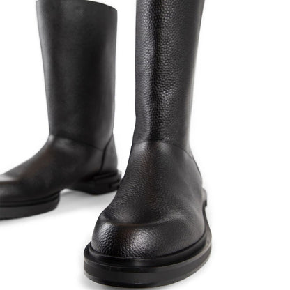 Leather Frame Boots