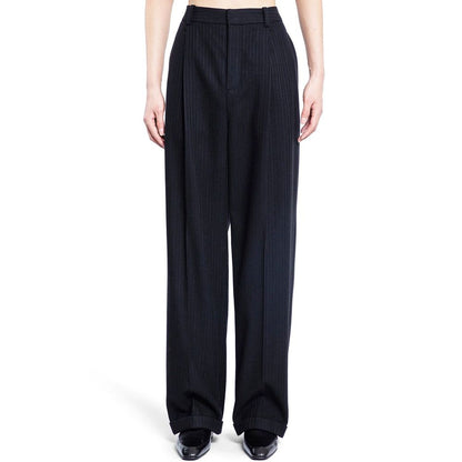 Cashmere And Wool Flannel 90'S Striped Pants