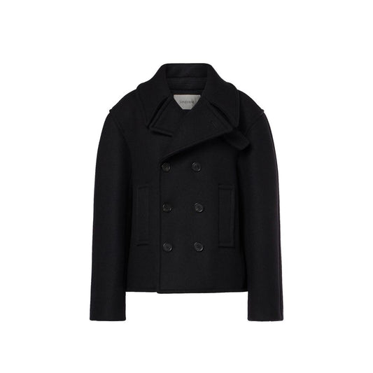 Oversized Virgin Wool Peacoat