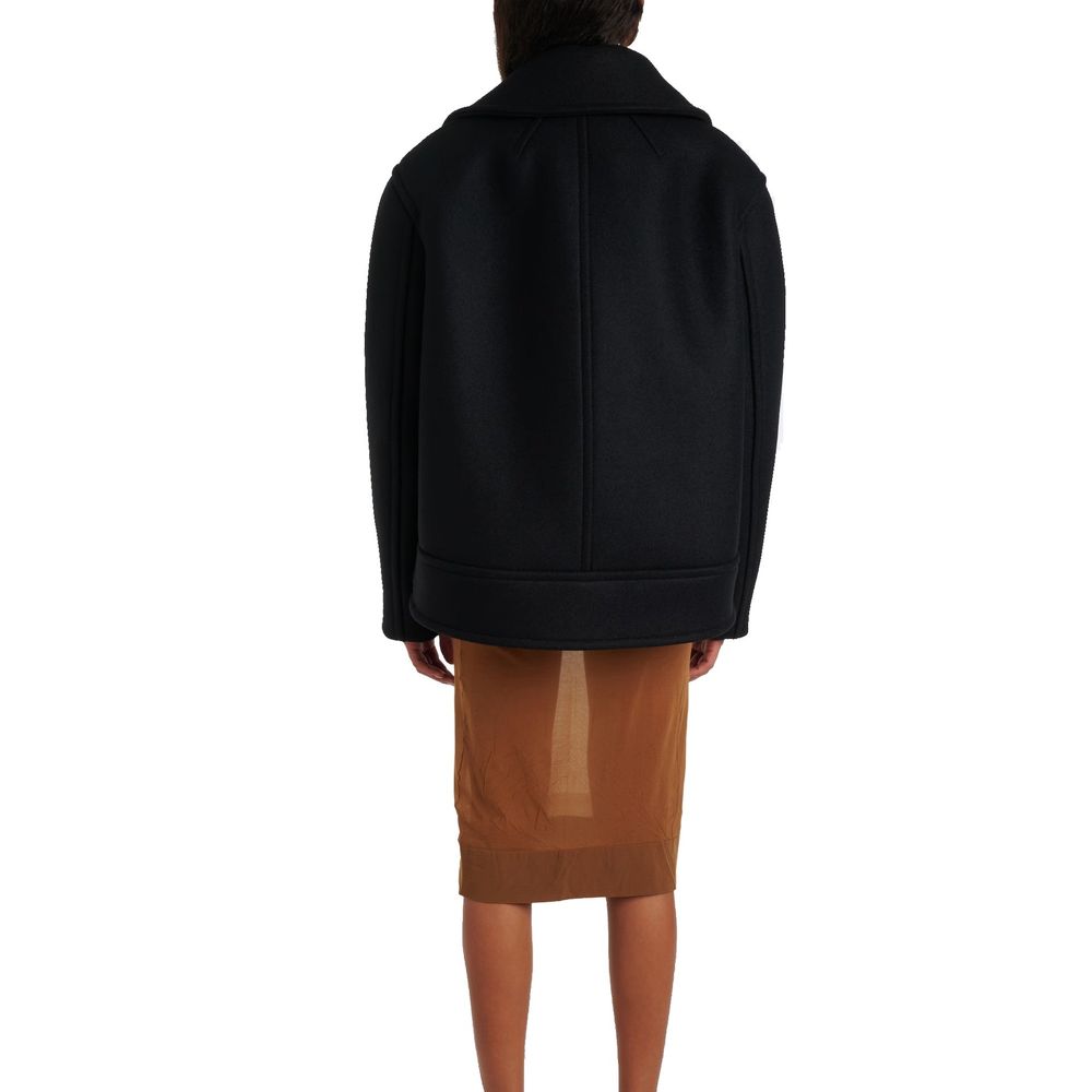 Oversized Virgin Wool Peacoat