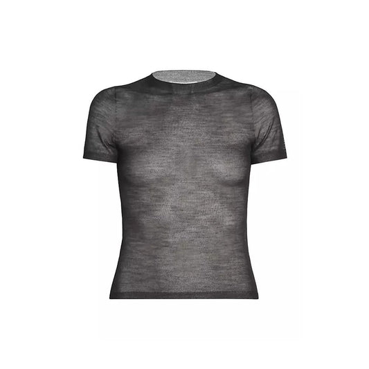 Sheer Knit T-Shirt