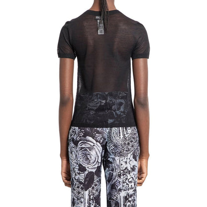 Sheer Knit T-Shirt