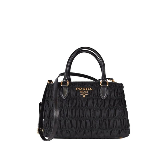 Gaufre Nylon Handbag