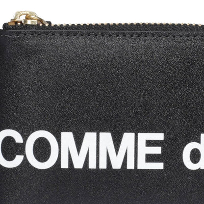 Comme Des Garçons Logo Leather Wallet
