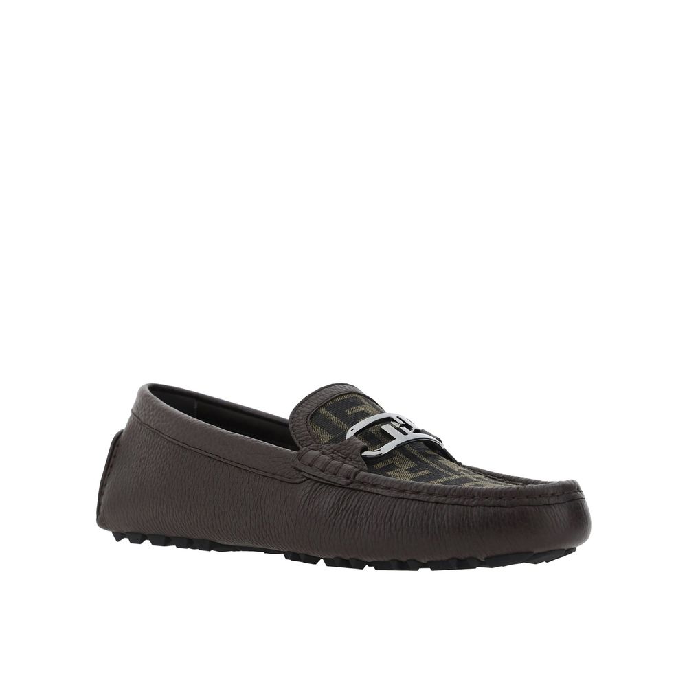 Leather Monogram Loafers