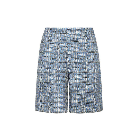 Printed Silk Shorts