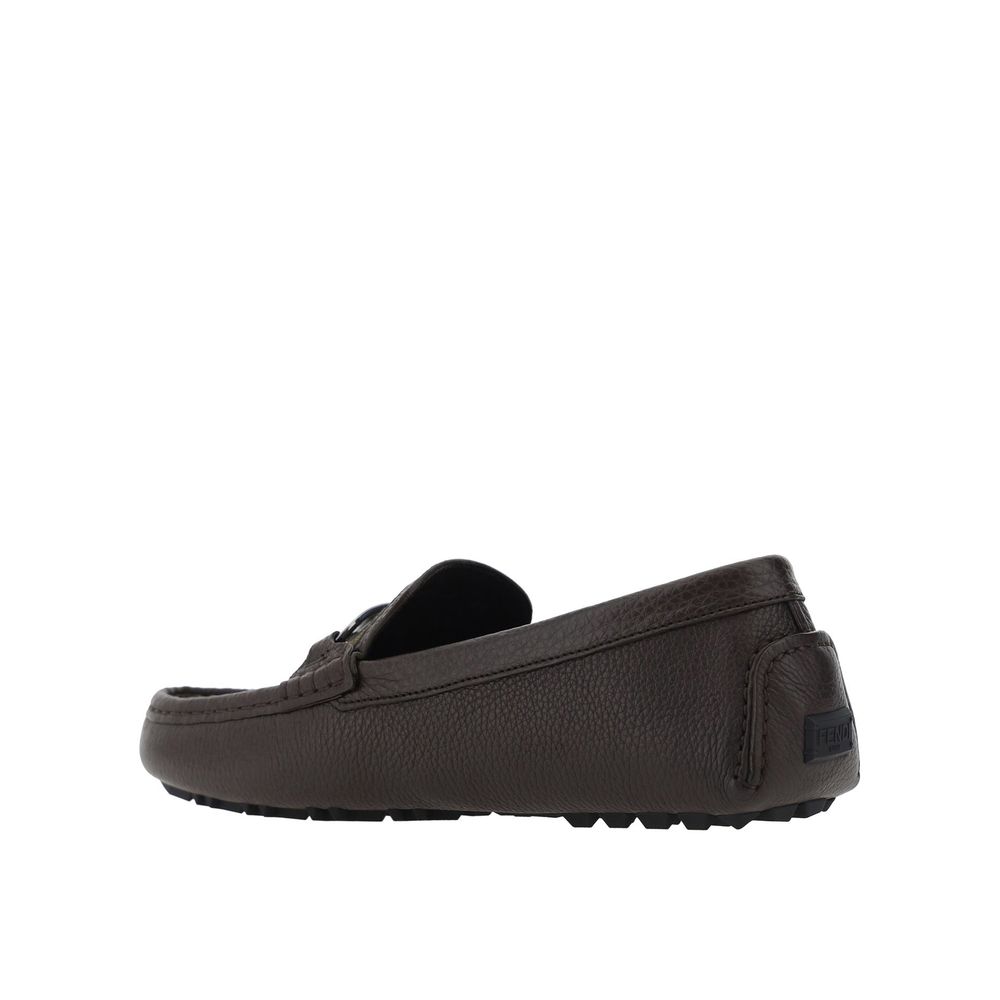 Leather Monogram Loafers