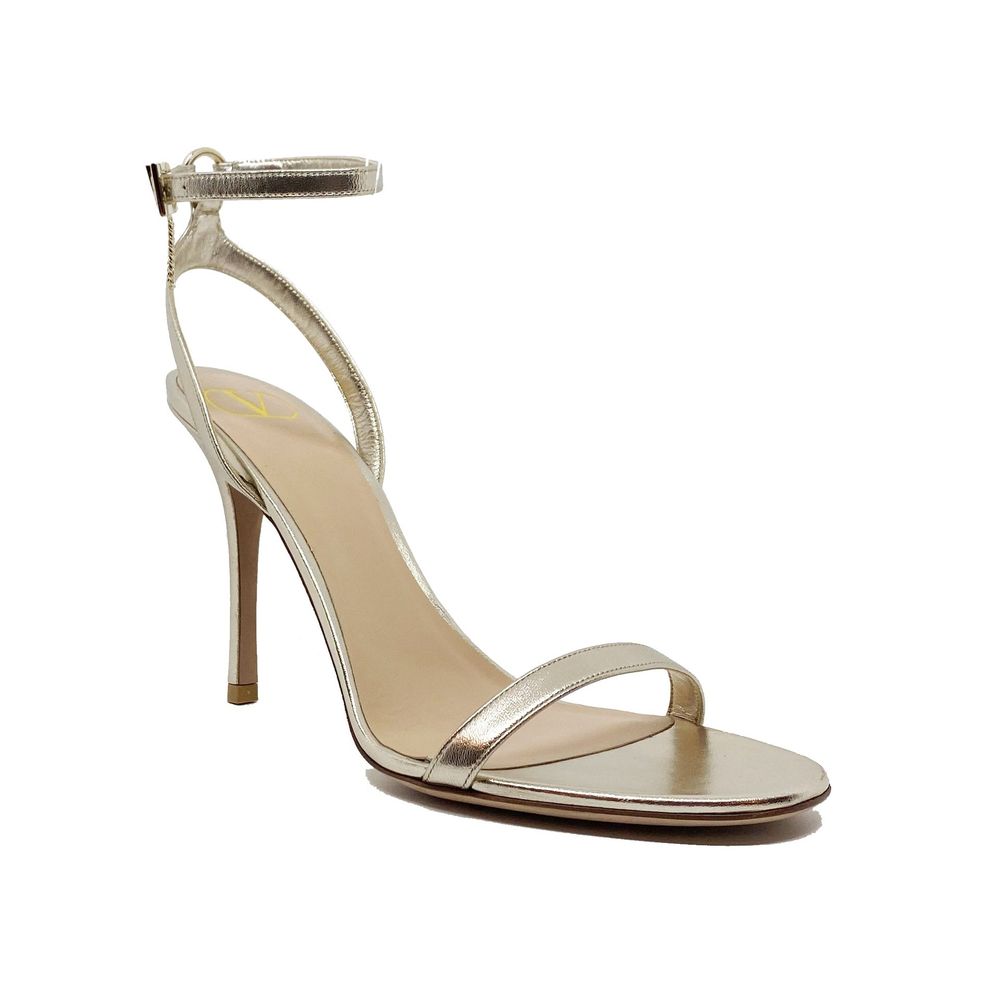 Valentino Leather Heel Sandals