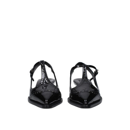 Leather Slingback Pumps