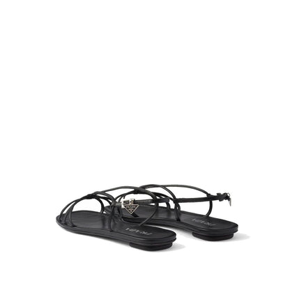 Leather Flat Sandals