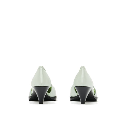 Cut-Out Satin Pumps
