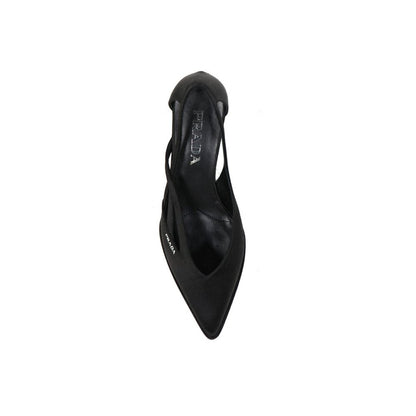 55mm Cut-Out Satin Pumps