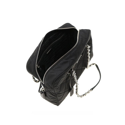Quilted Nylon Shoulder Bag