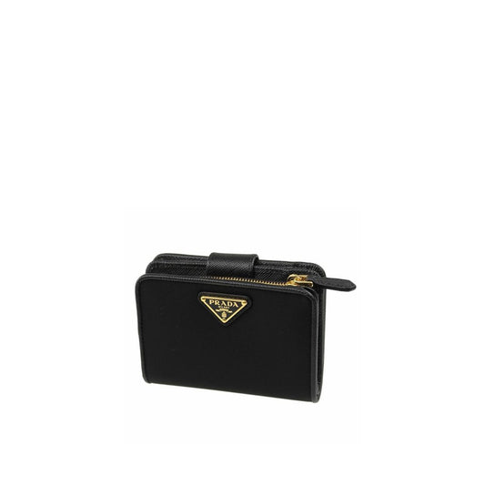 Nylon and Leather French Wallet