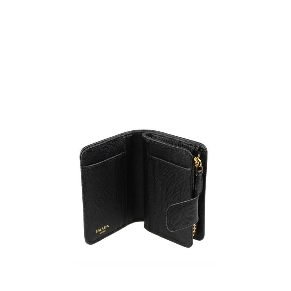Nylon and Leather French Wallet