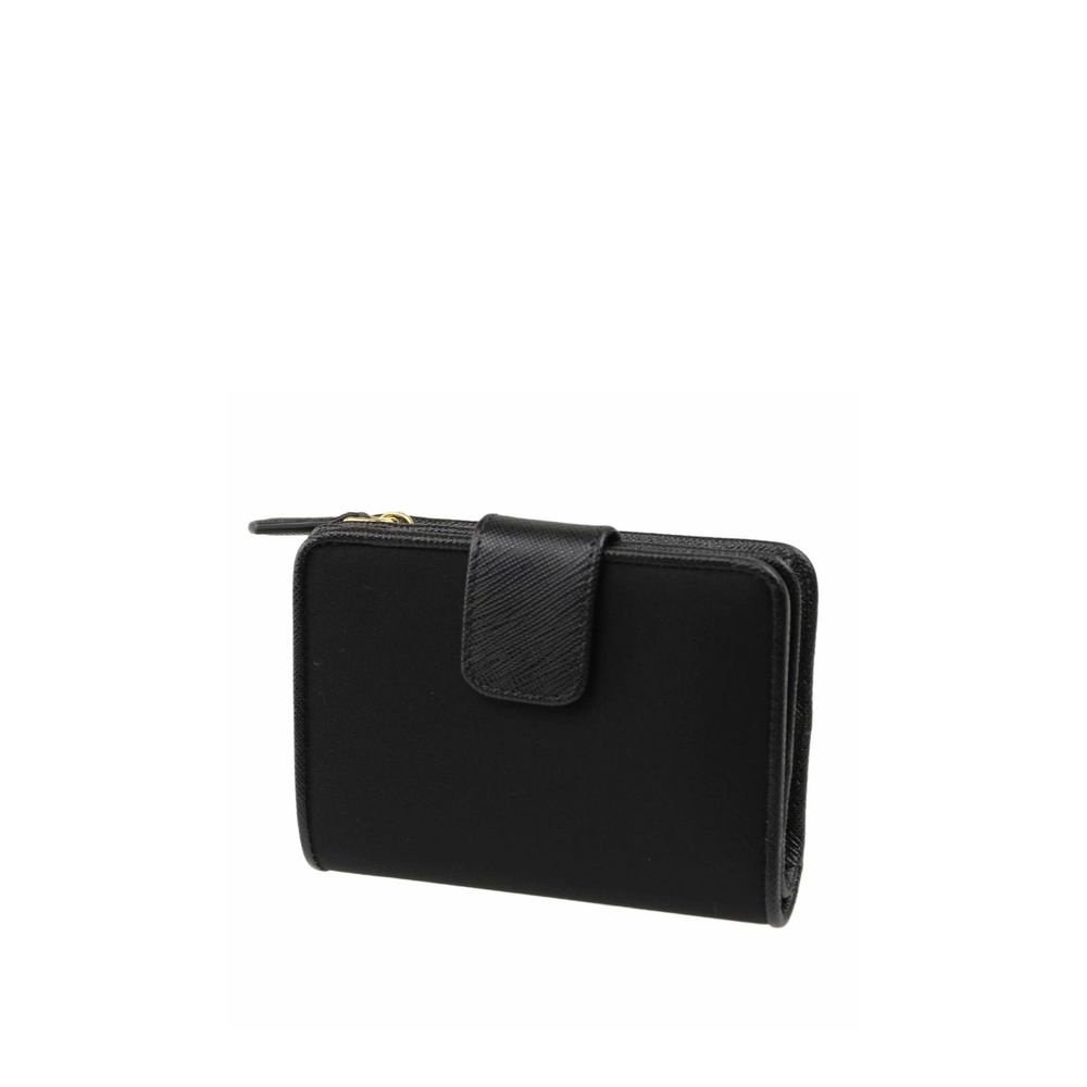 Nylon and Leather French Wallet