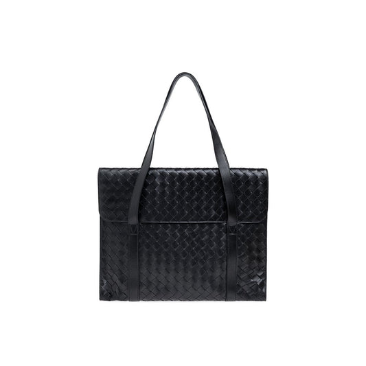 Intrecciato Leather Briefcase