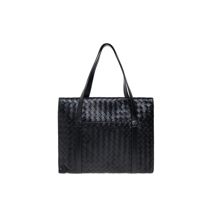Intrecciato Leather Briefcase