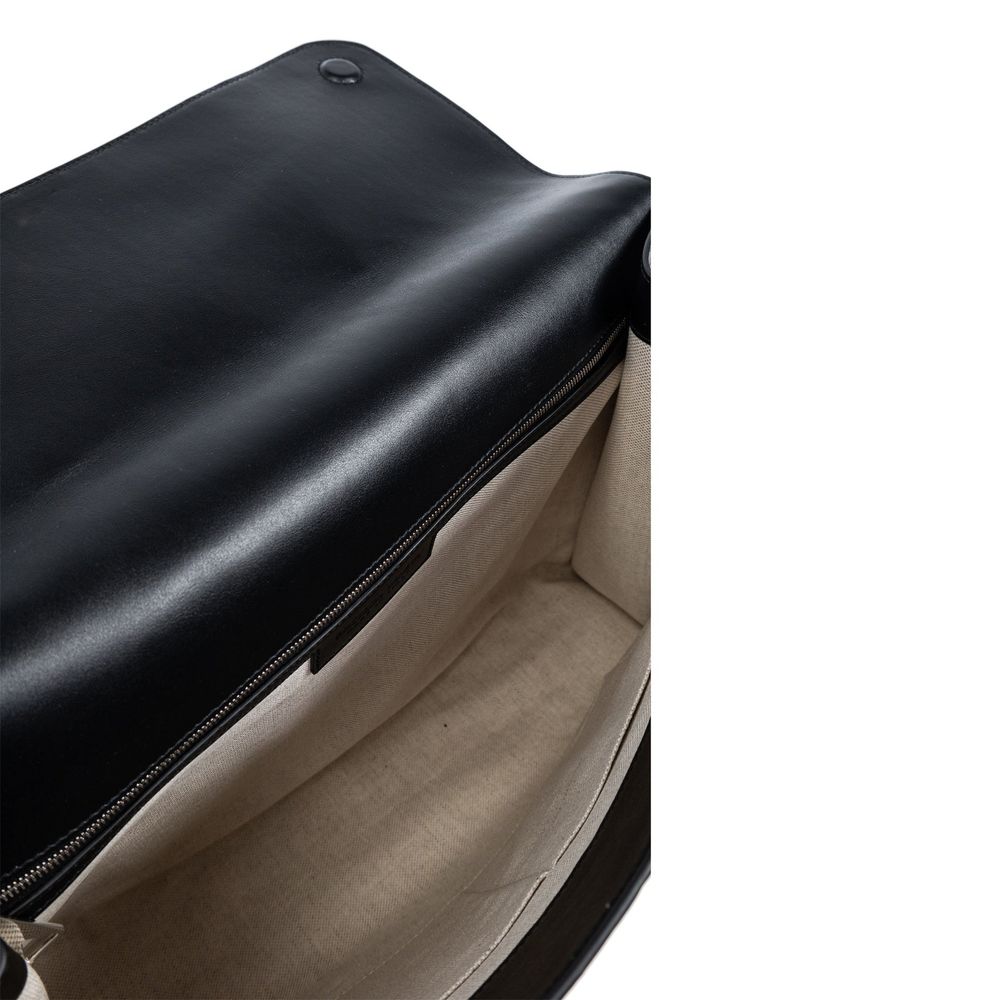 Intrecciato Leather Briefcase