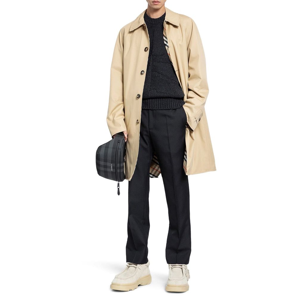Reversible Gabardine Car Coat