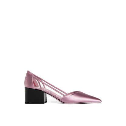 Satin Cut-Out Pumps